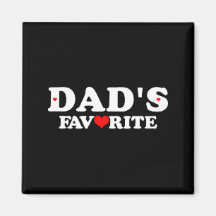 Imã Papai Favorito Com Coração Vermelho