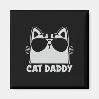 Imã Papai Gato Legal Óculos de Sol Presente Divertido