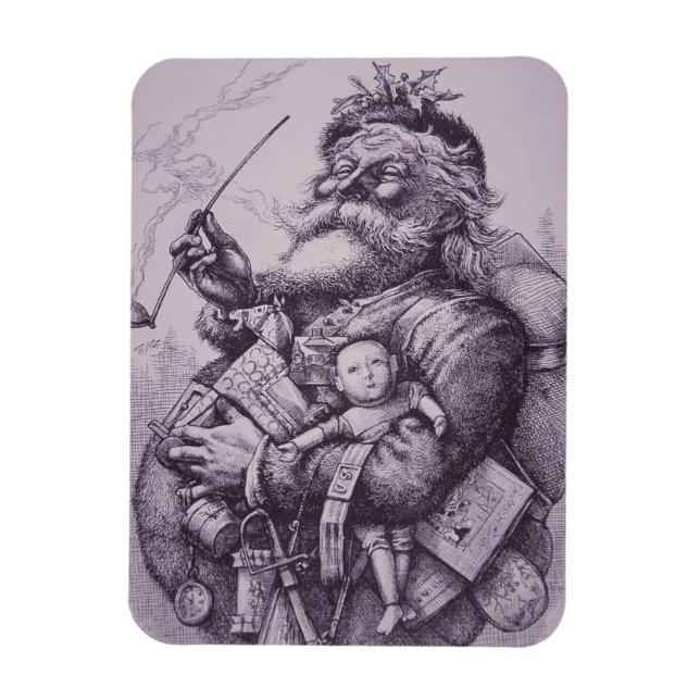 Ímã Papai Noel (Vertical)