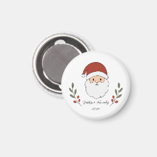 Imã Papai Noel Aconchegante Personalizado Natal