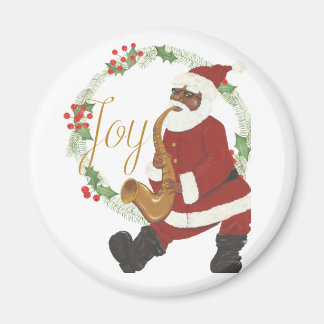 Imã Papai Noel Africano Americano