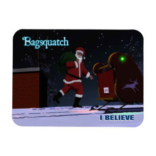 Ímã Papai Noel - Bagsquatch