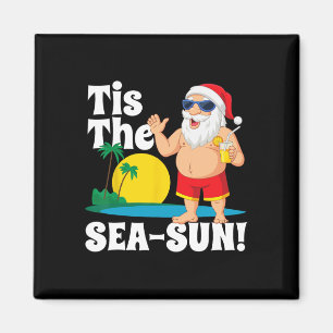Imã Papai Noel Beber É O Natal De Mar-Sol Em 