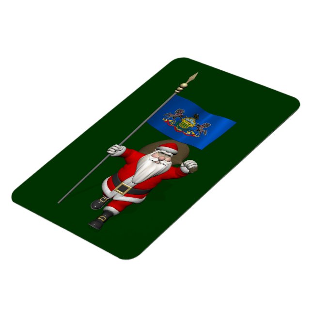 Ímã Papai Noel Com Alferes Da Pensilvânia (Left Side)