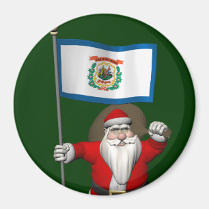 Imã Papai Noel Com Alferes Da Virgínia Ocidental