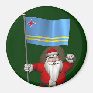 Imã Papai Noel Com Alferes De Aruba