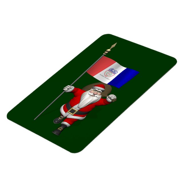 Ímã Papai Noel Com Alferes De Cleveland (Left Side)