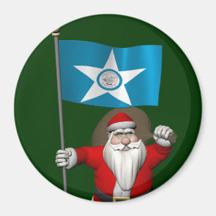 Imã Papai Noel Com Alferes De Houston
