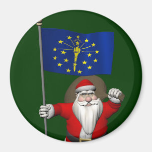 Imã Papai Noel Com Alferes De Indiana