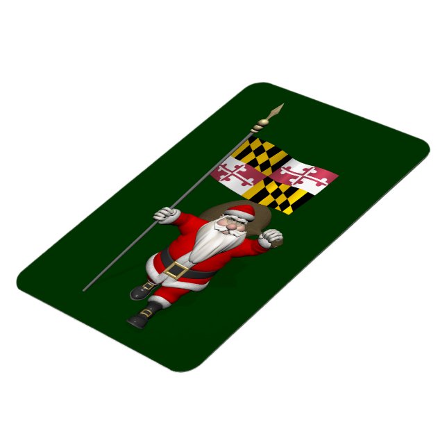 Ímã Papai Noel Com Alferes De Maryland (Left Side)