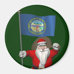 Imã Papai Noel Com Alferes De Nebraska
