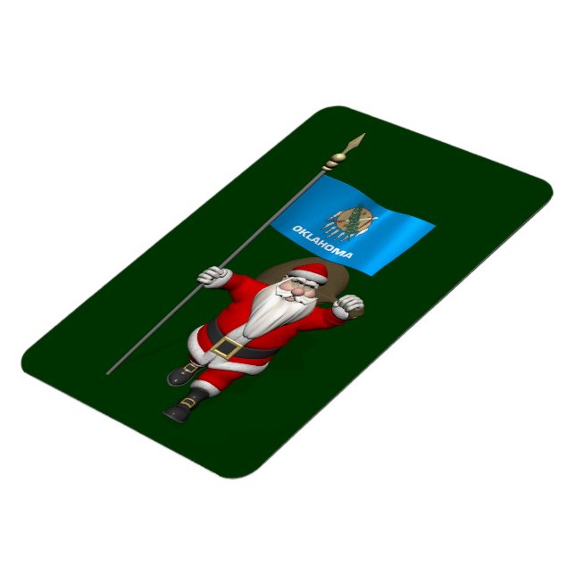 Ímã Papai Noel Com Alferes De Oklahoma (Left Side)