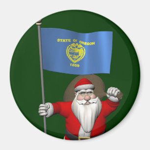 Imã Papai Noel Com Alferes De Oregon