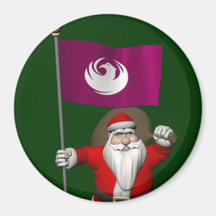 Imã Papai Noel Com Alferes De Phoenix