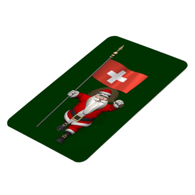 Ímã Papai Noel Com Alferes De Suiça (Left Side)