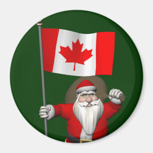 Imã Papai Noel Com Alferes Do Canadá
