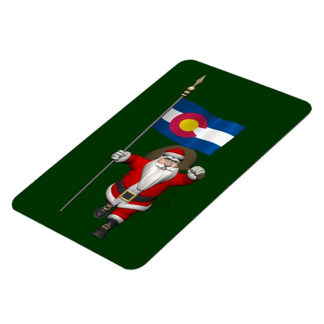 Ímã Papai Noel Com Alferes Do Colorado (Left Side)