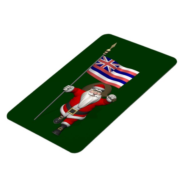 Ímã Papai Noel Com Alferes Do Havaí (Left Side)
