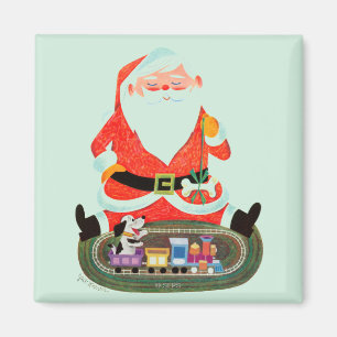 Imã Papai noel com trem