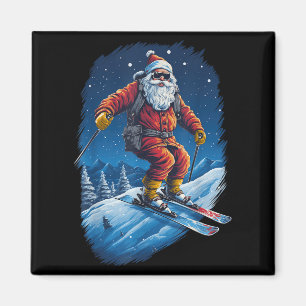 Imã Papai Noel Desmontando As Encostas Papai Noel Esqu