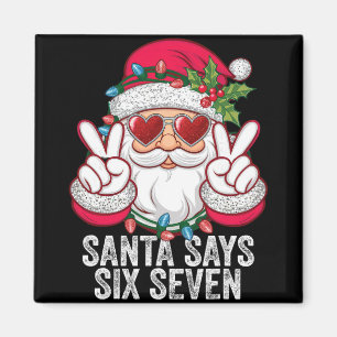 Imã Papai Noel Diz Seis Sete Natal Engraçado 67 Meme P