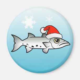 Imã Papai noel do Barracuda do Natal