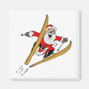 Imã Papai noel do esqui