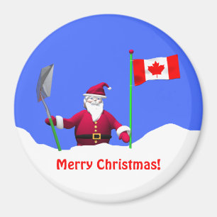 Imã Papai noel do Feliz Natal em Canadá