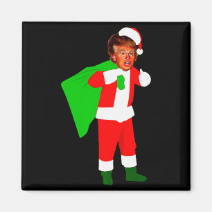 Imã Papai Noel Donald Trump Natal Engraçado Xmas Feio 