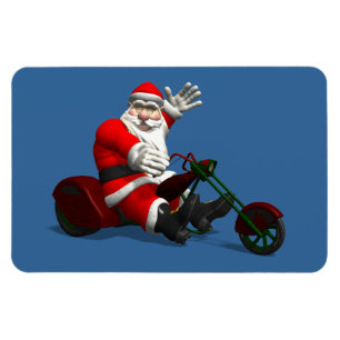 Ímã Papai Noel Em Trike