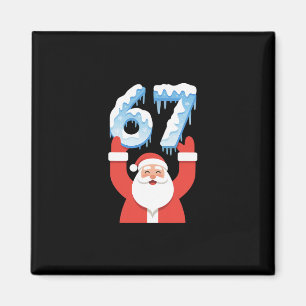 Imã Papai Noel engraçado 67 meme inverno neve gelo San