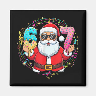 Imã Papai Noel Engraçado 67 Sorvete Gotejamento Natal 