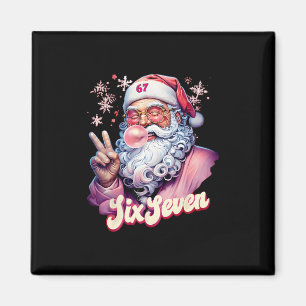 Imã Papai Noel Engraçado Diz Seis Sete Natal 67 Meme X