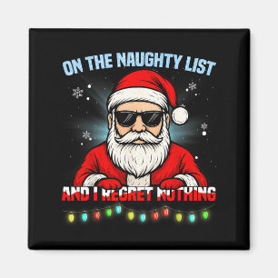 Imã Papai Noel engraçado Natal Xmas para homens mulher