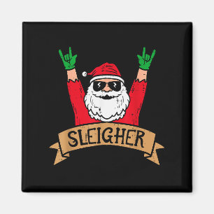 Imã Papai Noel Esquiador de Natal Rocker Homens Mulher