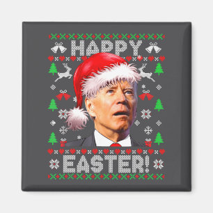 Imã Papai Noel Joe Biden Feliz Páscoa Natal Feio