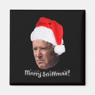 Imã Papai Noel Joe Biden Natal Sátira Design Pro Trump