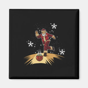 Imã Papai Noel Joga Boliche - Presente Xmas Para Seu A