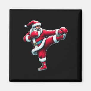 Imã Papai Noel Kickboxing Boxe Chutando Esportes Legai