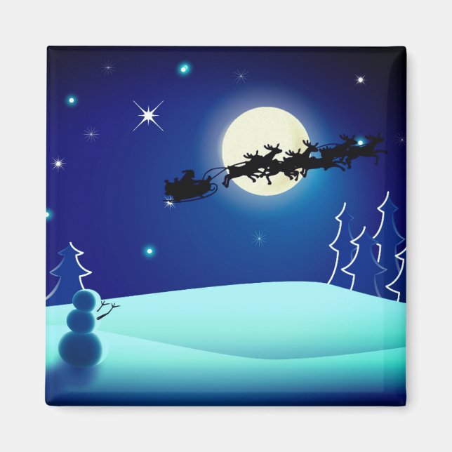 Imã Papai noel Magnet (Frente)