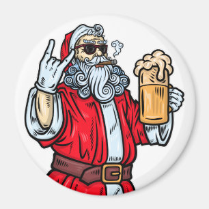 Imã Papai Noel Mau, Rocha, Cerveja e Charuto