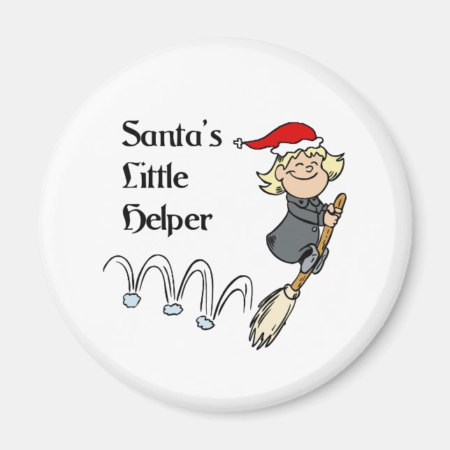 Imã Papai noel pequeno auxiliar (Frente)