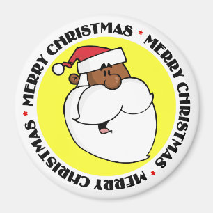 Imã Papai Noel preto