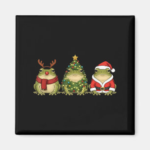 Imã Papai Noel Sapo Verde Árvore de Natal Amante de Sa
