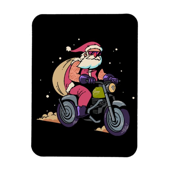 Ímã Papai Noel Travesso (Vertical)