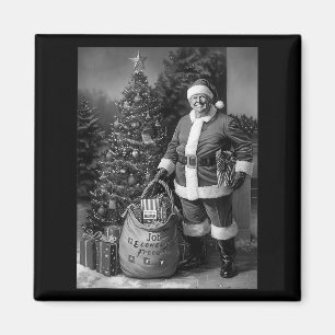 Imã Papai Noel Trump Com Um Saco Cheio De Presentes De
