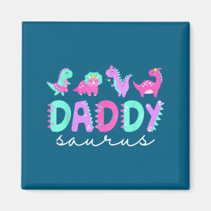Imã Papai Saurus Bonito Papai Dinossauro Aniversário M