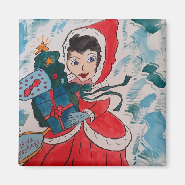 Imã Papais noeis Auxiliares do Magnet de Natal (Frente)