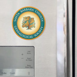 Imã Papais noeis Bárbara Genealogia Society Magnet