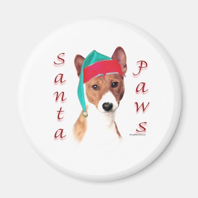 Imã Papais noeis Basenji Paws (Frente)